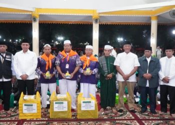 Pj Bupati Lepas 113 Jemaah Calon Haji Kloter 7 Kabupaten Langkat Ba’da Subuh