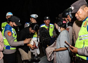 Patroli Skala Besar, Polres Tebing Tinggi Jaring 16 Pelanggar Lalu Lintas dan Dua Pemilik Narkoba