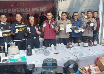 Bareskrim Polri dan Polda Sumut Gerebek Home Industry Ekstasi di Medan