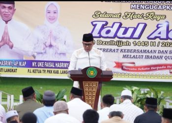 Pj Bupati Langkat Faisal Hasrimy Sebar hewan Qurban ASN 2024