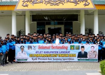Pj Bupati Langkat Lepas 76 Atlet Ikuti Popprovsu