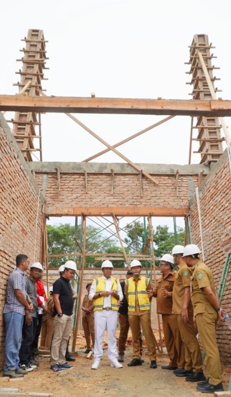 Pj Bupati Langkat Faisal Hasrimy Tinjau Persiapan Langkat Hadapi PON XII Aceh-Sumut 2024