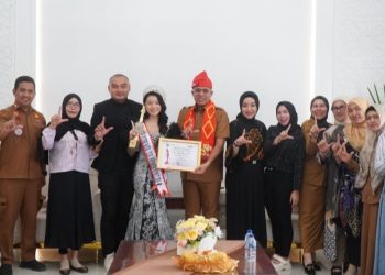 Pj Bupati dan Pj Ketua TP PKK Langkat Sambut Hangat Calon Putri Batik Cilik 2024