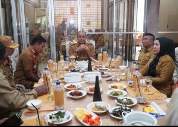 Pj Bupati Langkat Faisal Hasrimy Terima Audiensi Pemerintah Desa Teluk Bakung