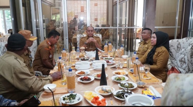 Pj Bupati Langkat Faisal Hasrimy Terima Audiensi Pemerintah Desa Teluk Bakung