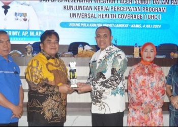 Pj Bupati Langkat Faisal Hasrimy Terima Kunjungan Kerja Komisi E DPRD Sumut