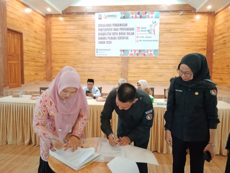 Gelar Sosialisasi Partisipatif, Bawaslu Binjai Jamin Hak Konstitusi Disabilitas di Pilkada 2024