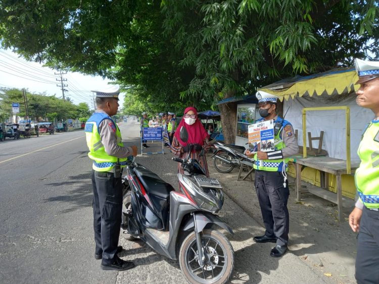 Ops Patuh Toba 2024, Sat Lantas Polres Tebing Tinggi Tindak Pelanggar Lalin 