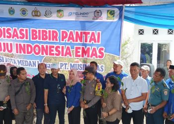 HNSI Kota Medan dan Musim Mas Laksanakan Penanaman Mangrove di Bagan Deli