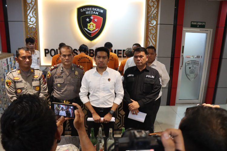 Empat Pelaku Penyerangan Petugas saat Eksekusi Bangunan di Sampali Ditangkap