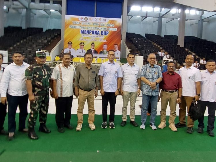 Sekjen PB TI Buka Test Event Taekwondo Indonesia Piala Menpora