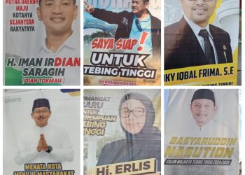 Wajah Tebing Tinggi Dipadati Polusi Visual, Pj Wali Kota Terkesan Cuek