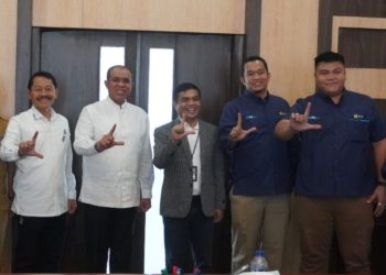 Pj Bupati Langkat Faisal Hasrimy Terima Audiensi PT PLN Persero UP 3 Binjai