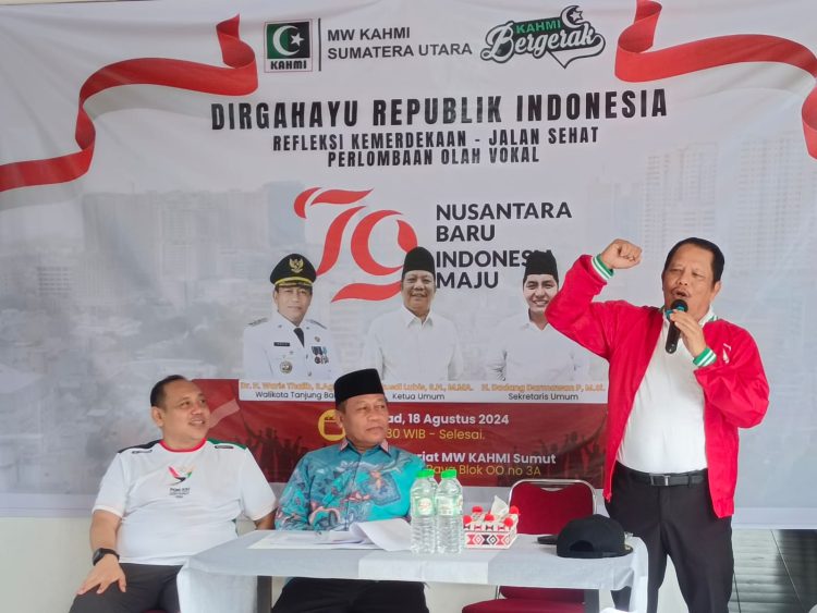 HUT ke-79 RI, MW KAHMI Sumut Gelar Gerak Jalan Sehat dan Refleksi Kemerdekaan