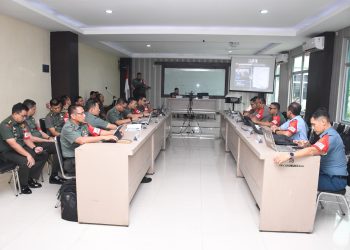 Pangkotamaops Terima Paparan Asintel dan Asops Kotamaops Terkait Rencana Rentinkon TNI