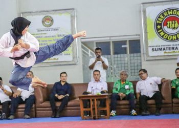Ijeck Lepas 25 Atlet Taekwondo Sumut Bertanding di PON XXI 