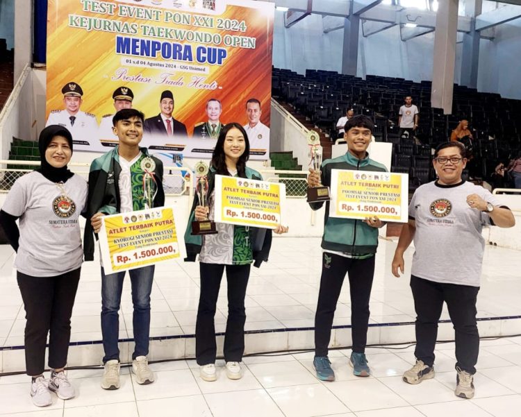 Event Test Taekwondo Indonesia Pra PON XXI Piala Menpora Ditutup