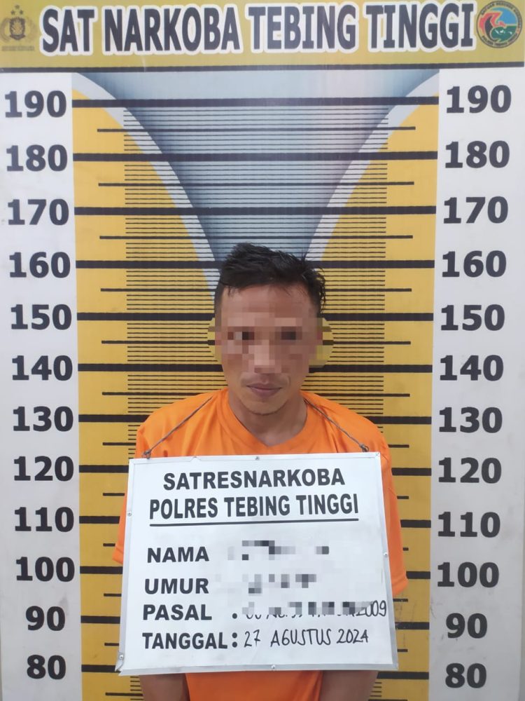 Nekad Jual Sabu, Buruh Harian Dibekuk Sat Narkoba Polres Tebing Tinggi