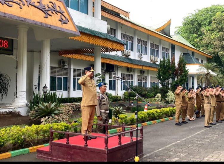 Mulyono Pimpin Apel Gabungan ASN Pemkab Langkat 