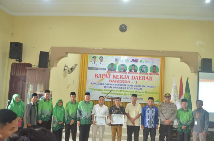 Rakerda Perkumpulan Guru Madrasah Kota Binjai Berlangsung Meriah dan Sukses
