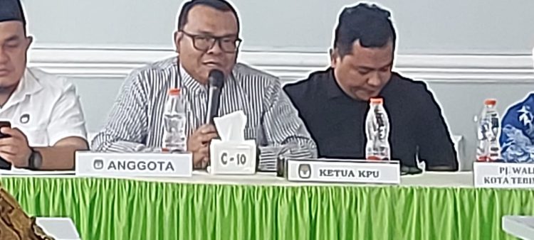 KPU Kota Tebing Tinggi Gelar Pleno Penetapan DPT Pilkada 2024