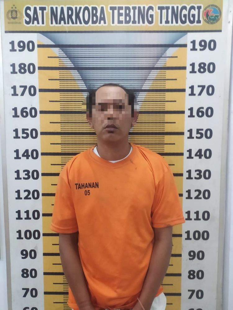 Miliki 10 Paket Sabu, Pria Paruh Baya di Tebing Tinggi Ditangkap Polisi