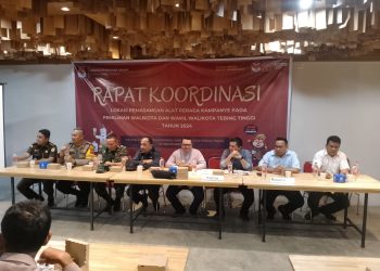 KPU Kota Tebing Tinggi Gelar Rakor Zona Pemasangan APK dan Jadwal Kampanye