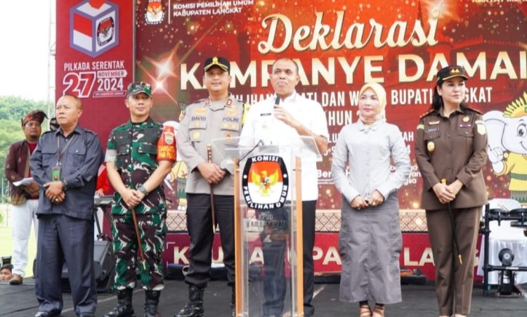 Pj Bupati Faisal Hasrimy Ajak Masyarakat Langkat Sukseskan Pilkada Damai 2024