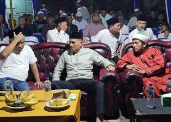 Anggota DPR RI Musa Rajekshah dan KAHMI Sumut Hadiri Tahlilan Malam Ketiga Ibunda Sugiat Santoso