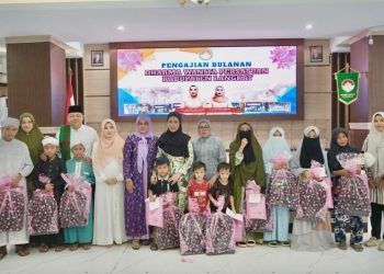 Pererat Silaturahmi dan Tingkatkan Spiritualitas, DWP Langkat Gelar Pengajian Bulanan