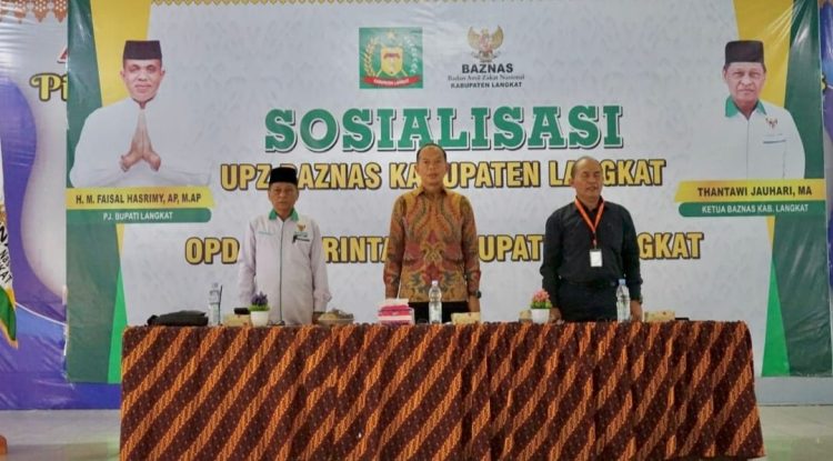 Sekda Langkat : Zakat Harus Dioptimalkan untuk Kesejahteraan Umat