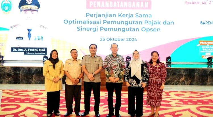 Pemkab Langkat Tandatangani Kerja Sama Optimalisasi Pajak