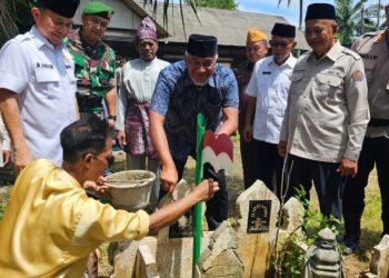 Dukung Pelestarian Sejarah, Pemkab Langkat Resmikan Tugu Juang 45 di Desa Secanggang 