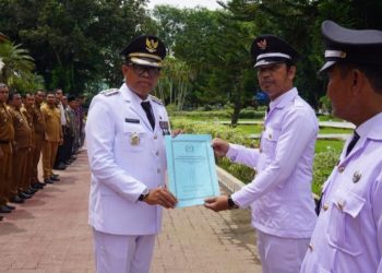 Kukuhkan 72 Kades, Pj Bupati Langkat Dorong Sinergi Membangun Desa  Mandiri dan Berdaya