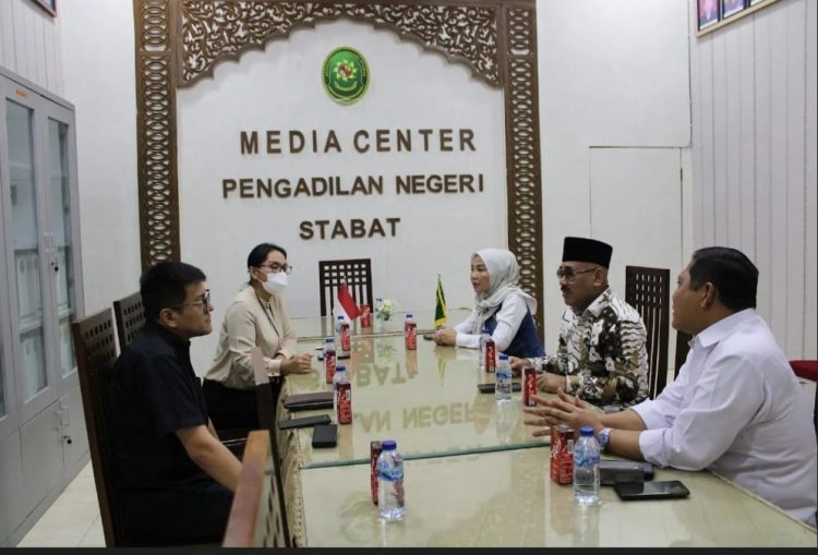 Pimpinan Sementara DPRD Langkat 2024-2029 Silaturahmi ke Pengadilan Negeri Stabat