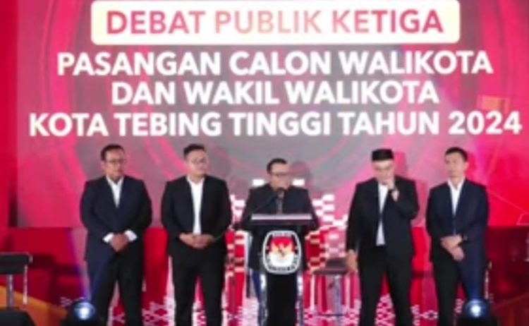 Debat Ketiga Pilkada Tebing Tinggi, Usung Tema Menyerasikan Pembangunan Daerah dengan Nasional