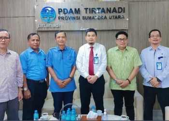Hari Guru Nasional, PDAM Tirtanadi Sumut Berikan Fasilitas Air Minum di SMAN 2 Medan 