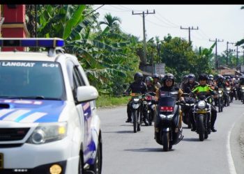 Antisipasi Gangguan Kamtibmas, Pj Bupati Langkat Pimpin Patroli Skala Besar Jelang Pilkada