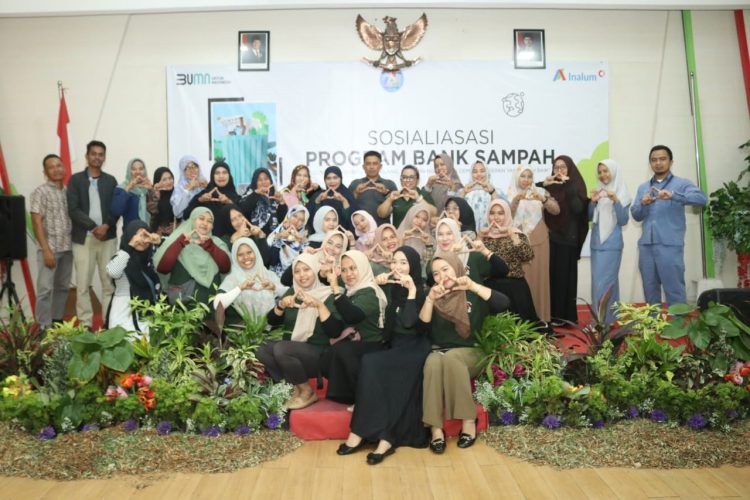 INALUM Bersama Bank Sampah Taga Berseri Sosialisasikan Pengelolaan Sampah untuk Lingkungan Asri dan Berkelanjutan