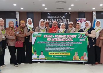 Lawatan Go International Forhati Sumut di Perpustakaan Hamzah Sendut USM Malaysia Disambut Hangat  