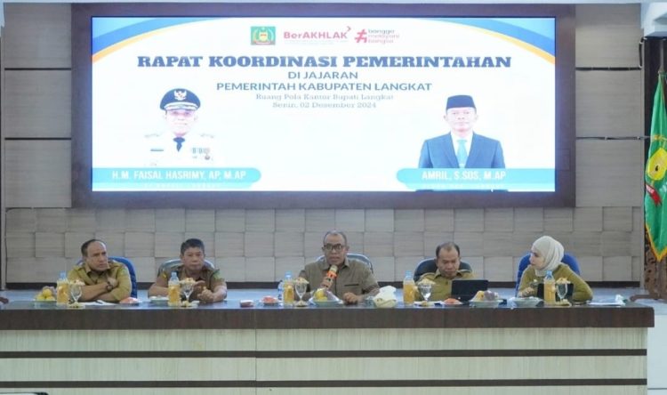 Pj Bupati Langkat Pimpin Rakorpem, Dorong Kolaborasi Wujudkan Asta Cita Presiden RI