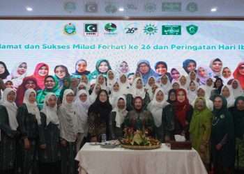 Dihadiri Aisah Dahlan, Pj Ketua TP PKK dan Tiga Ormas Islam, Peringatan Milad Forhati Sumut Meriah
