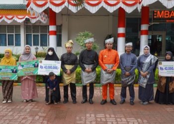 Pj Bupati Langkat Pimpin Upacara HUT ke-275 Kabupaten Langkat