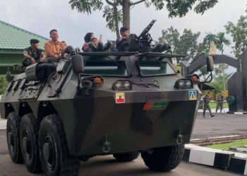 Sambut HUT ke 75 Tahun Kavaleri TNI- AD, Yonkav 6 Gelar Joyride dan Baksos