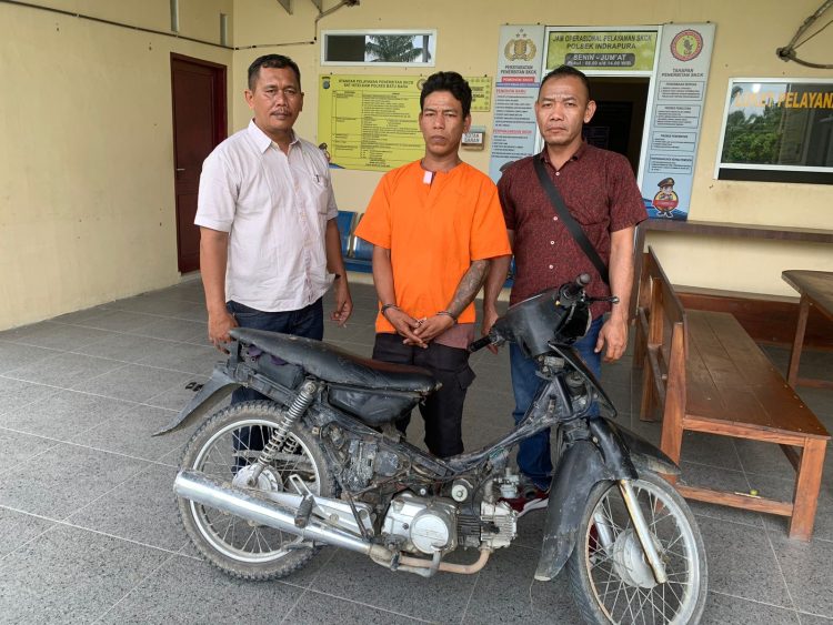 Polsek Indrapura Polres Batu Bara Ringkus Pencuri Sepeda Motor