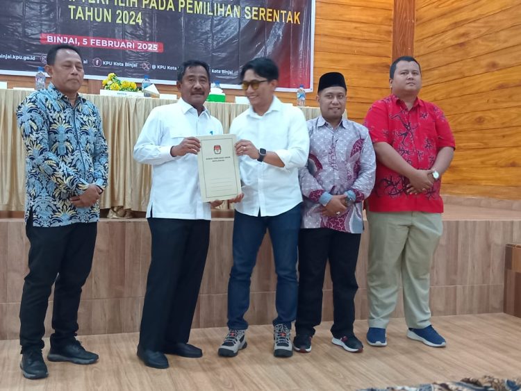 KPU Binjai Tetapkan Pemenang Pilkada, Ini Skala Prioritas  Amir-Jiji