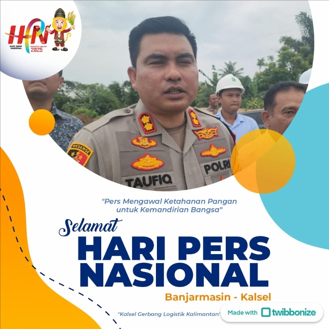 Apresiasi Kinerja Pers, Kapolres Batu Bara dan Jajaran Ucapkan Selamat HPN 2025