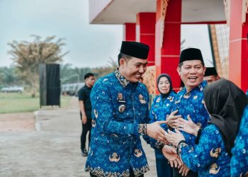 Heri Wahyudi Marpaung Pimpin Upacara Terakhir Sebagai Pj Bupati Batu Bara 