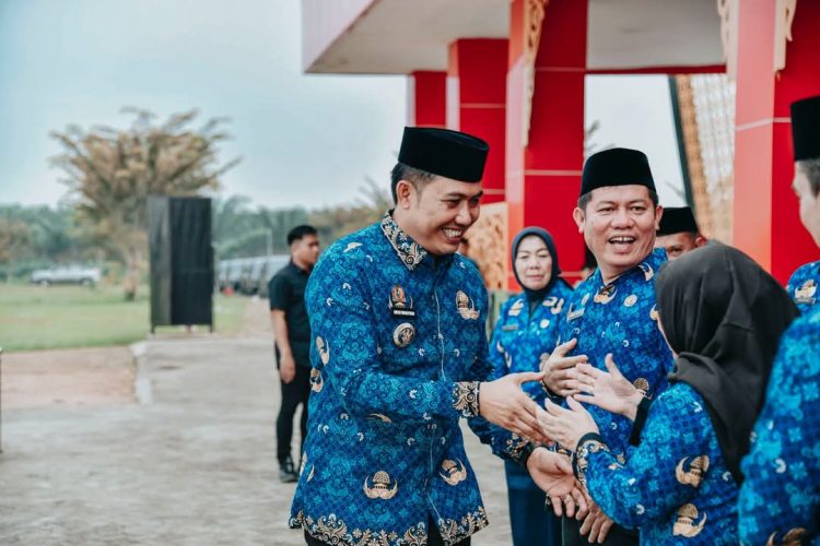 Heri Wahyudi Marpaung Pimpin Upacara Terakhir Sebagai Pj Bupati Batu Bara