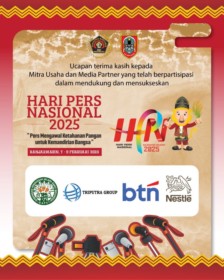 Gotong Royong Kunci Sukses HPN 2025 Banjarmasin, Hendry Ch Bangun : Terima Kasih Sponsor